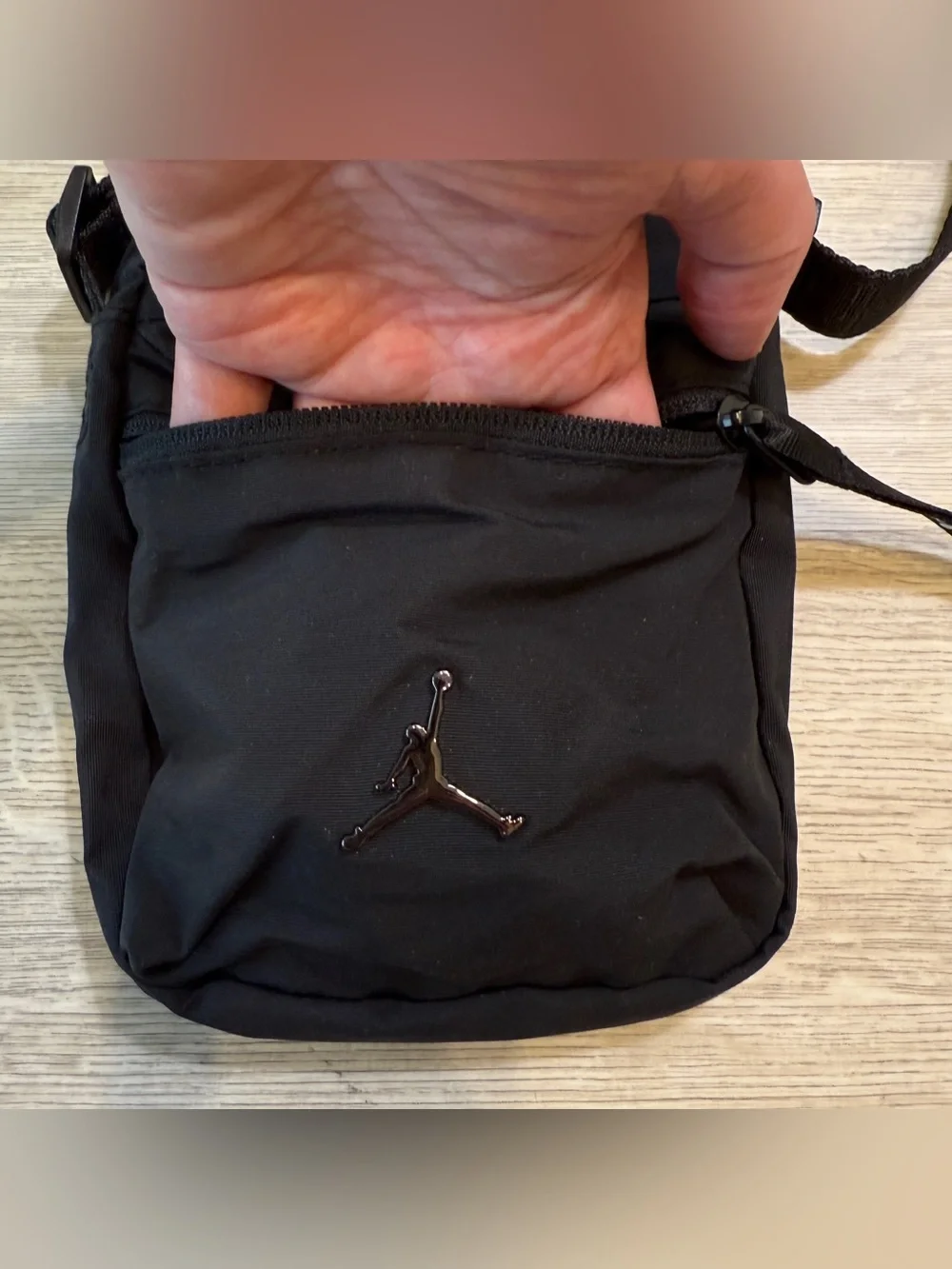 Nike Air Jordan Airborne Festival Crossbody Bag Jumpman Black Men’s tall women’s